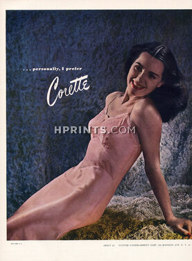 Corette (Lingerie) 1945 Nightgown
