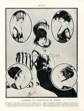 Francisco Javier Gosé 1914 "Diadèmes de Perles", Pearls Tiaras