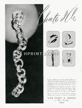 Van Cleef & Arpels (Jewels) 1936 "Chute d'Or" Gold Chain