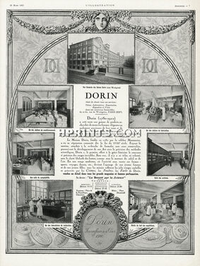 Dorin (Cosmetics) 1922 Montansier, Usine, Ateliers... Jolliot