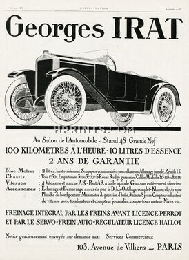 Georges Irat 1922