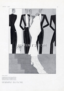 Lucien Lelong 1929 Evening Fur Cape, Hermine, Michel Bouchaud