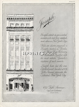Joseph 1919 building New York City, Fifth Avenue, Shop Window