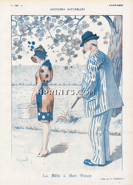 Henry Gerbault 1919 "La Bête à Bon Vieux" Coccinelle, Ladybug