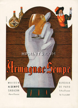 Sempé (Armagnac) 1947 Roger Adam, Musketeers