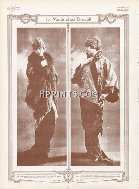 Drecoll 1913 Fur Coats, Photos Talbot