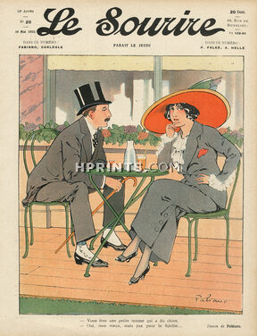 Fabien Fabiano 1912 "Dredger" Elegant Parisienne