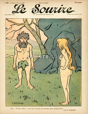 Albert Bertrand 1901 Adam And Eve