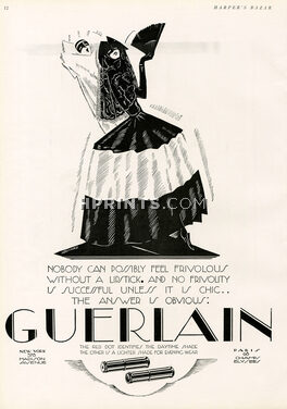 Guerlain (Cosmetics) 1927 Leonard, Pierrot And Columbine