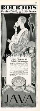 Bourjois (Cosmetics) 1927 "Java face powder" making-Up
