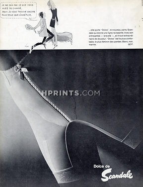 Scandale (Lingerie) 1968 Pantie Girdle, Edmond Kiraz