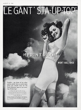 Le Gant (Lingerie) 1940 Girdle, Panty, Brassiere