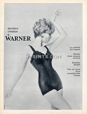 Warner's (Lingerie) 1965 Combiné