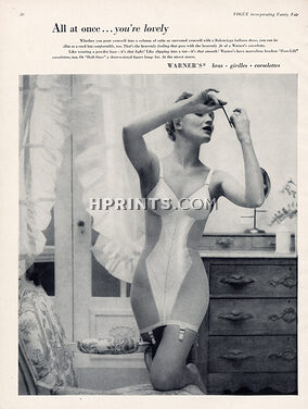 Warner's (Lingerie) 1950 Corselette, Corset Belt Girdle