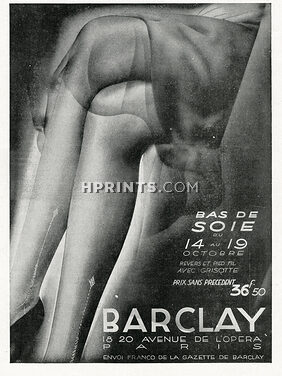Barclay (Stockings) 1929