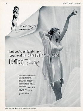 Nemo (Lingerie) 1952 Pantie Girdle, Brassiere