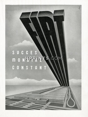 Fiat 1948 Succès Mondial Constant, Usine, Poster Art