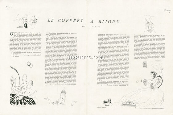 Le Coffret à Bijoux, 1922 - Alexandre Rzewuski, Text by Colette