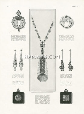 La Joaillerie Française à l'Exposition, 1925 - Exposition des Arts Décoratifs La Joaillerie Française, Mauboussin, Dusausoy, Boucheron, Linzeler, Templier, Georges Fouquet, Lacloche, High Jewelry, Text by Robert Linzeler, 6 pages