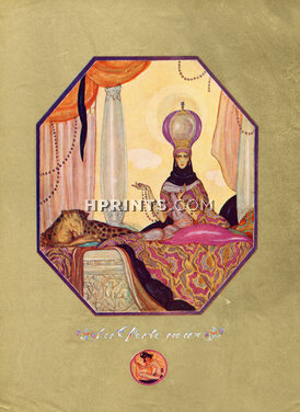 Alexandre Rzewuski 1922 "Défilé des Pierres Précieuses" La Perle Noire, Black Pearl