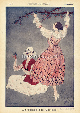 Le Temps des Cerises, 1916 - Lorenzi The cherry season