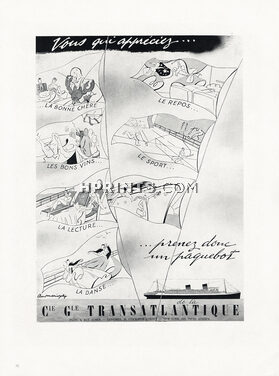 Compagnie Générale Transatlantique 1949