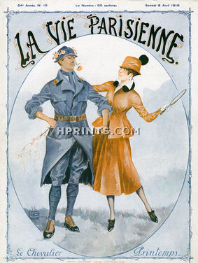 Léonnec 1916 ''Le Chevalier Printemps'' Military Spring