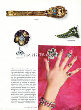 Van Cleef & Arpels (bracelet, brooch, rings) 1959 Sterlé, Boucheron, Jean Parmentier