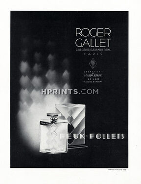 Roger & Gallet 1930 Feux-Follets, Art Deco