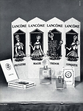 Lancôme (Perfumes) 1955 Peut-Être, Magie, Trésor, Conquête, Photo Bovis