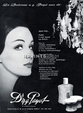 Payot, Dr N.G. (Cosmetics) 1959