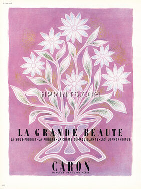 Caron (Cosmetics) 1956 La Grande Beauté, Flower