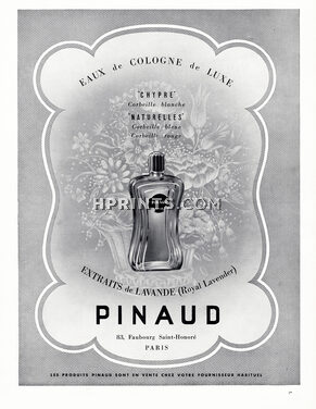 Pinaud (Perfumes) 1938 Eaux de cologne de luxe