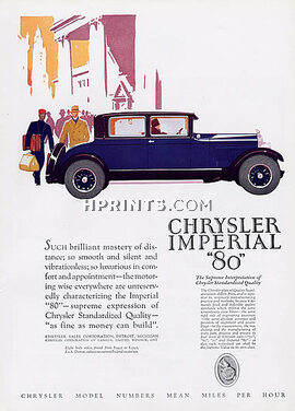 Chrysler (Cars) 1927 Imperial "80", Frank Quail