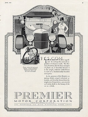 Premier Motor Corporation (Wheel car) 1920 Pekingese Dog