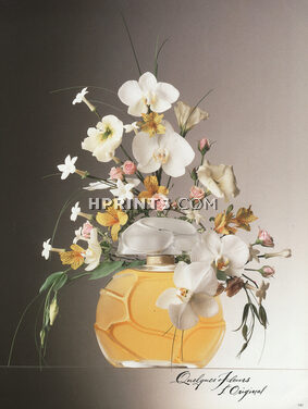 Houbigant (Perfumes) 1987 "Parfums en Fleurs" L'Original, Photo Roger Turqueti