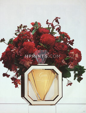 Van Cleef & Arpels (Perfumes) 1987 "Parfums en Fleurs" Gem, Photo Roger Turqueti