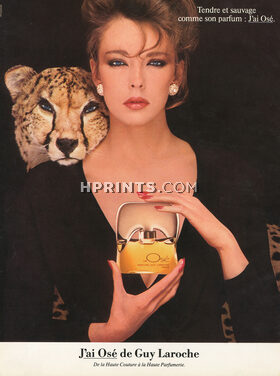 Guy Laroche (Perfumes) 1980s J'ai Osé, Panther