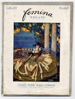 Femina 1919 Juin, Jean-Gabriel Domergue, 74 pages