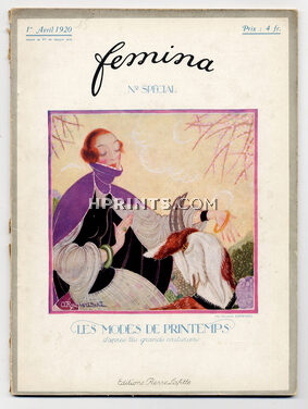 Femina 1920 Avril, Alexandre Rzewuski, Charles Martin, 104 pages