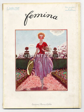Femina 1920 Juillet, Pierre Brissaud, 78 pages