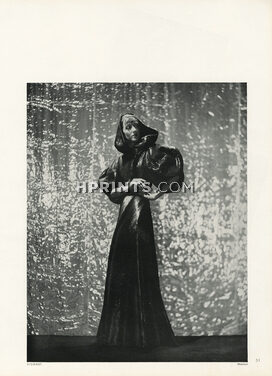 Madeleine Vionnet 1934 Photo Harry Meerson, Evening Gown lamé