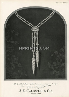 Caldwell & Company (High Jewelry) 1930 Necklace, Art Deco
