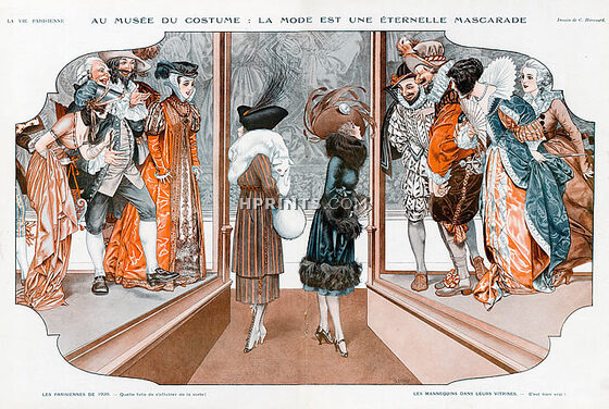 Herouard 1920 Au Musée du Costume Les Parisiennes de 1920 et les Models Period Costumes