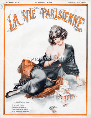 Hérouard 1923 "Le Chateau de Cartes", Playing Cards