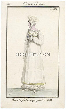 Le Journal des Dames et des Modes 1815 Costume Parisien N°1468 Horace Vernet