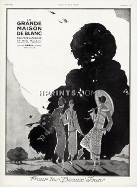 La Grande Maison De Blanc 1924 Pour les beaux jours, Léon Bonnotte (L)