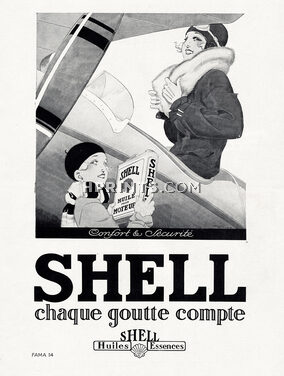 Shell 1929 Woman Pilot, René Vincent