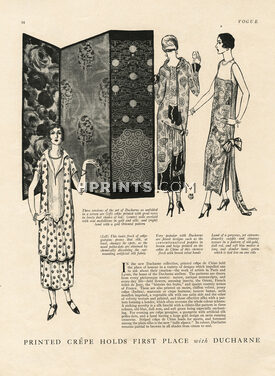Ducharne 1927 Screen Three versions of the art of Ducharne, Porter Woodruff, Vogue