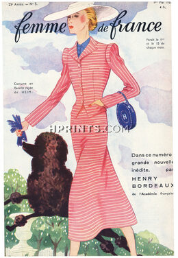 Jacques Heim 1937 Costume en flanelle